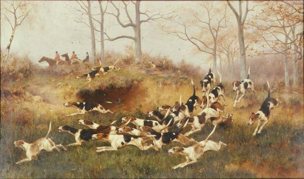 哭泣中》，约1880年（布面油画 作者 托马斯·眨眼