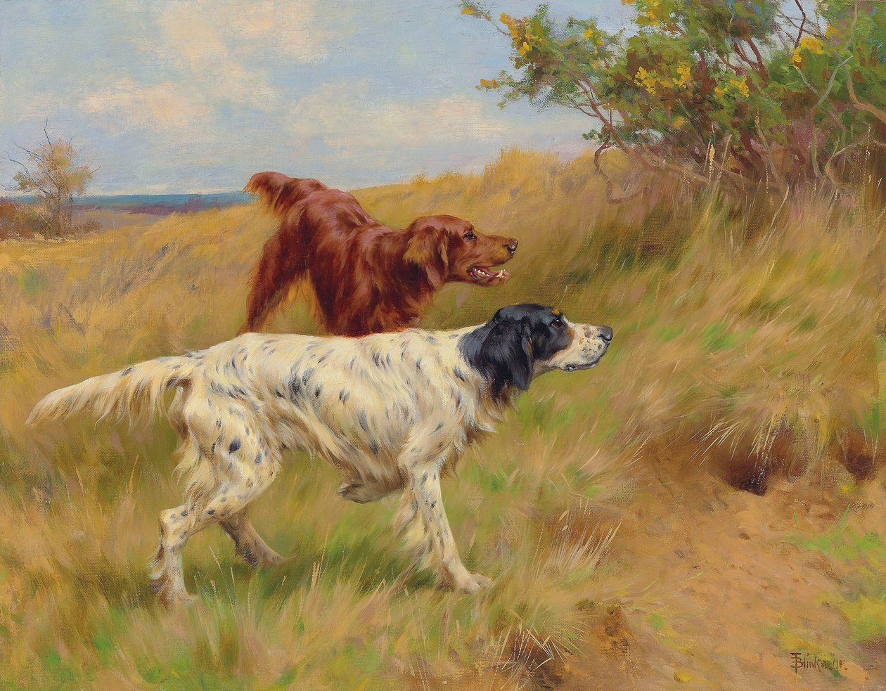 塞特犬，2001 作者 托马斯·眨眼