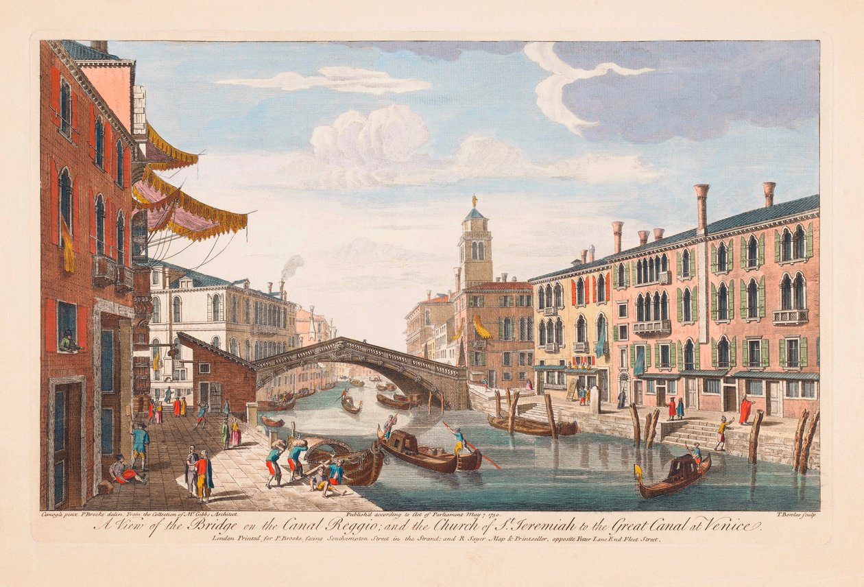 意大利威尼斯，约1750年 作者 托马斯·鲍尔斯（Thomas Bowles）
