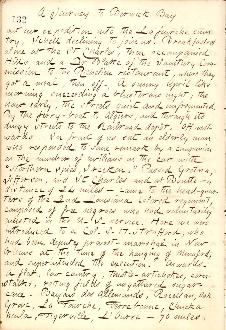 托马斯-巴特勒-冈恩日记--第21卷，第146页，1862年12月31日 作者 托马斯·巴特勒·冈恩
