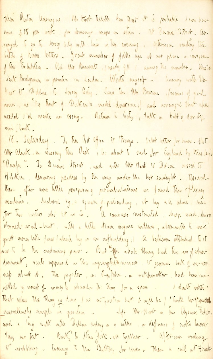 托马斯-巴特勒-冈恩日记--第二卷，第155页，1851年8月15-16日 作者 托马斯·巴特勒·冈恩