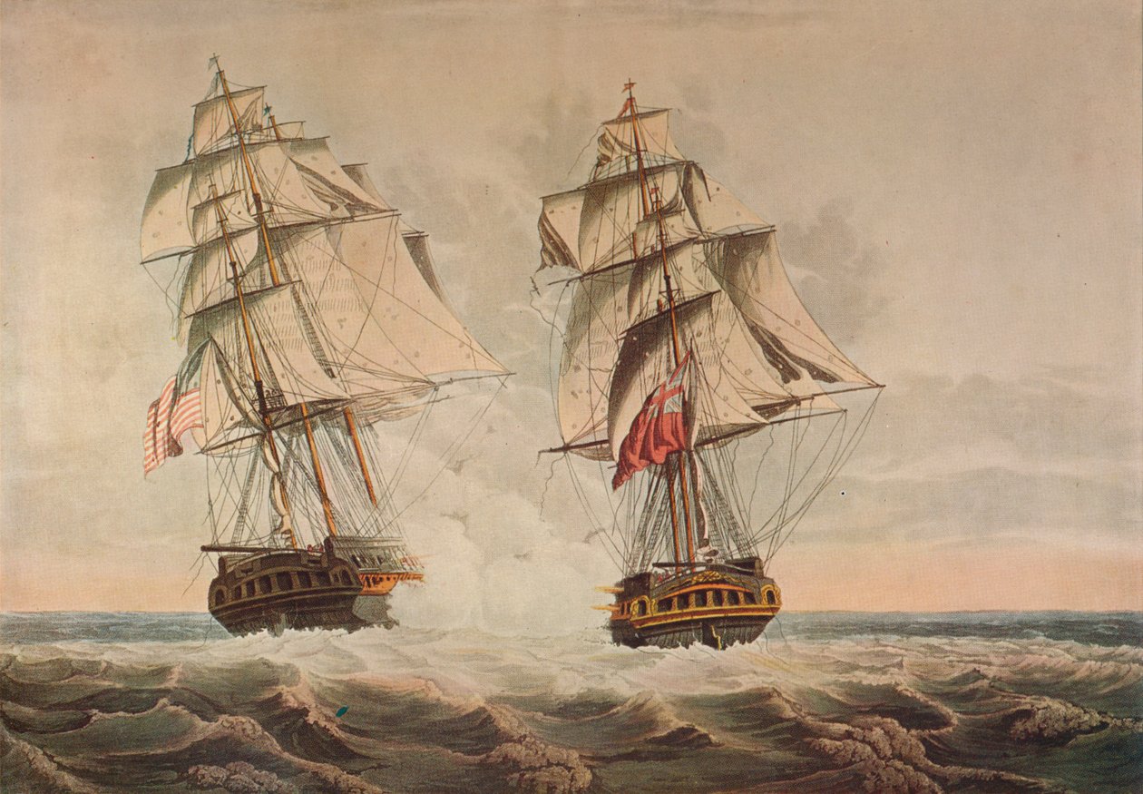 总统被捕，c1815 作者 托马斯·巴特沃斯（Thomas Buttersworth）