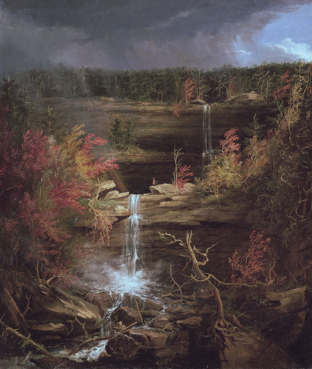 Kaaterskill瀑布，1826年 作者 托马斯·科尔