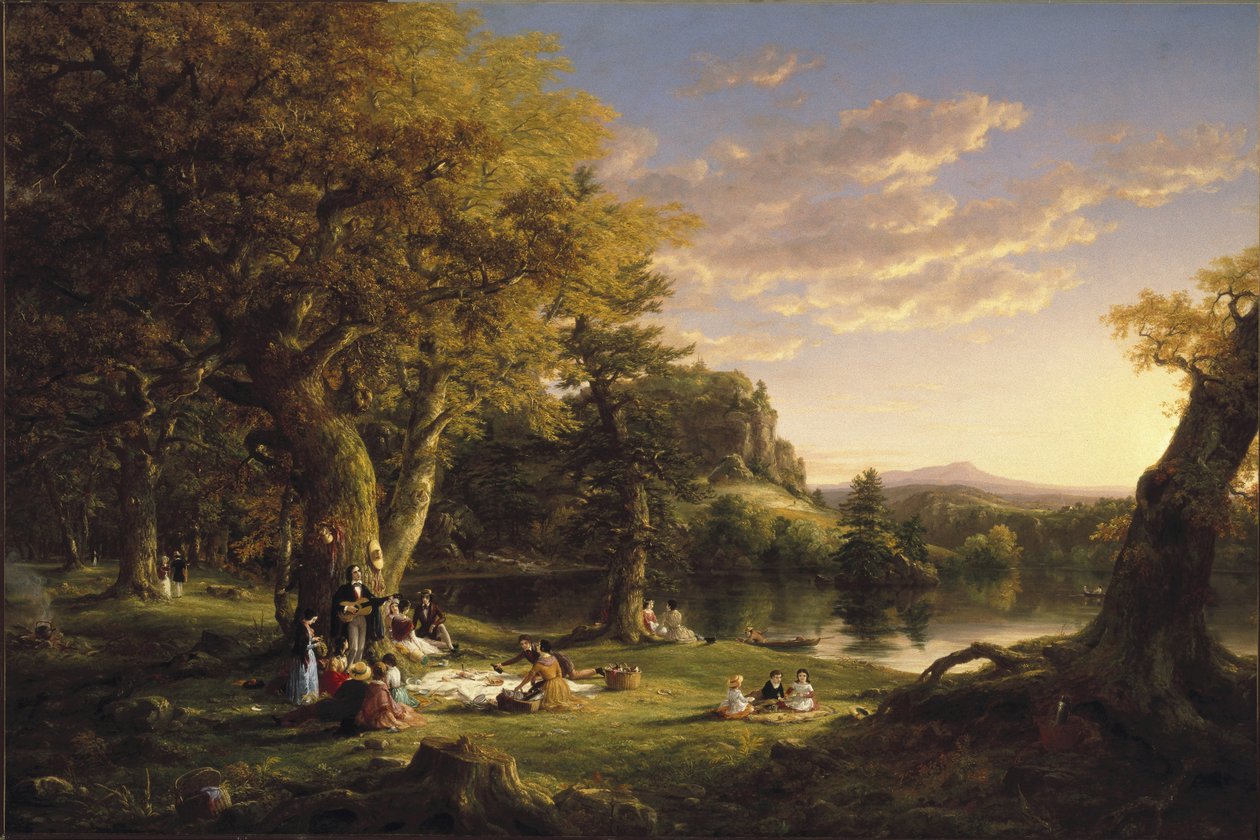 Pic-Nic，1846年 作者 托马斯·科尔