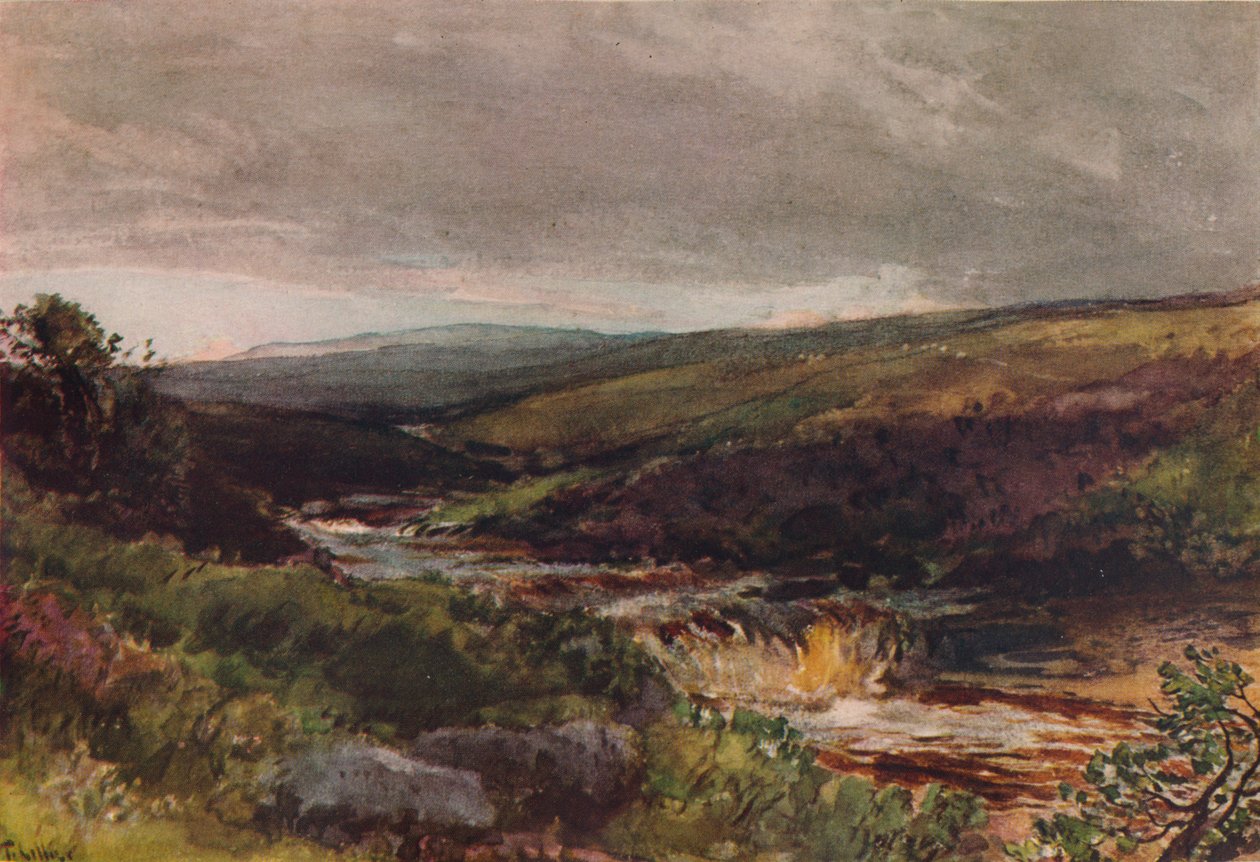 Moel Siabod，c1886年 作者 托马斯·科利尔