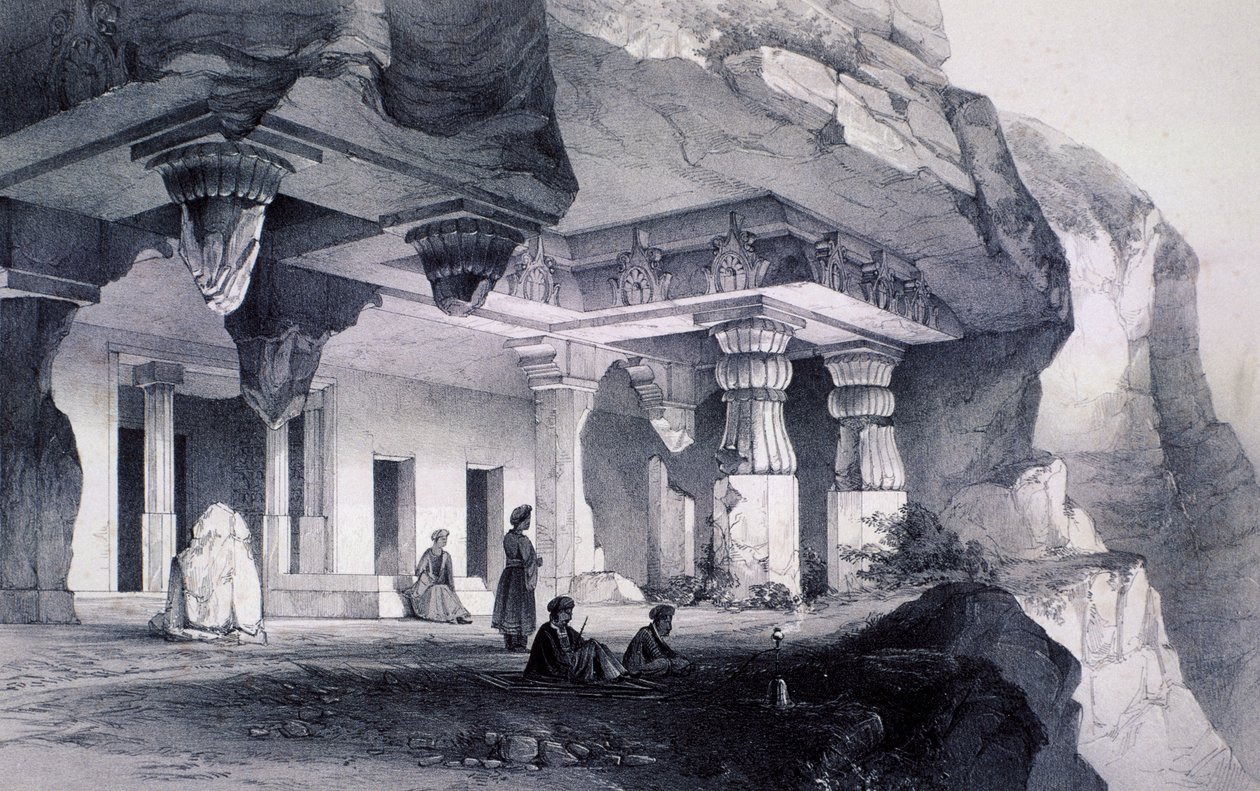 Ajunta sic, Vihara Cave Number Seven 作者 托马斯·科尔曼·迪布丁