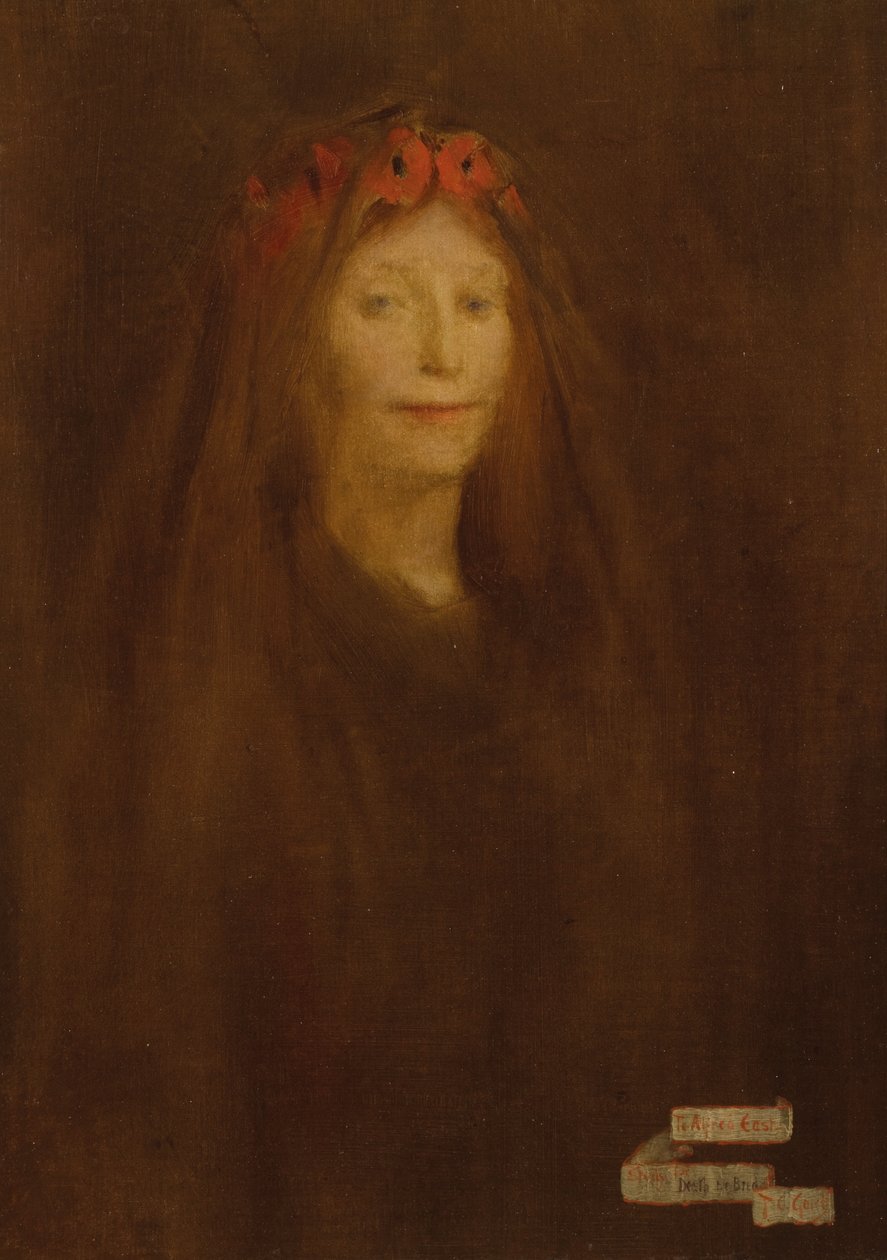 研究“新娘的死亡”，1894年 作者 托马斯·库珀·戈奇