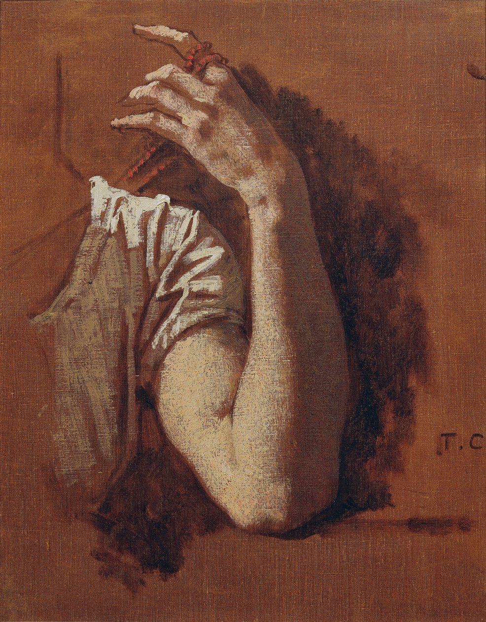 手臂研究 作者 托马斯·库蒂（Thomas Couture）