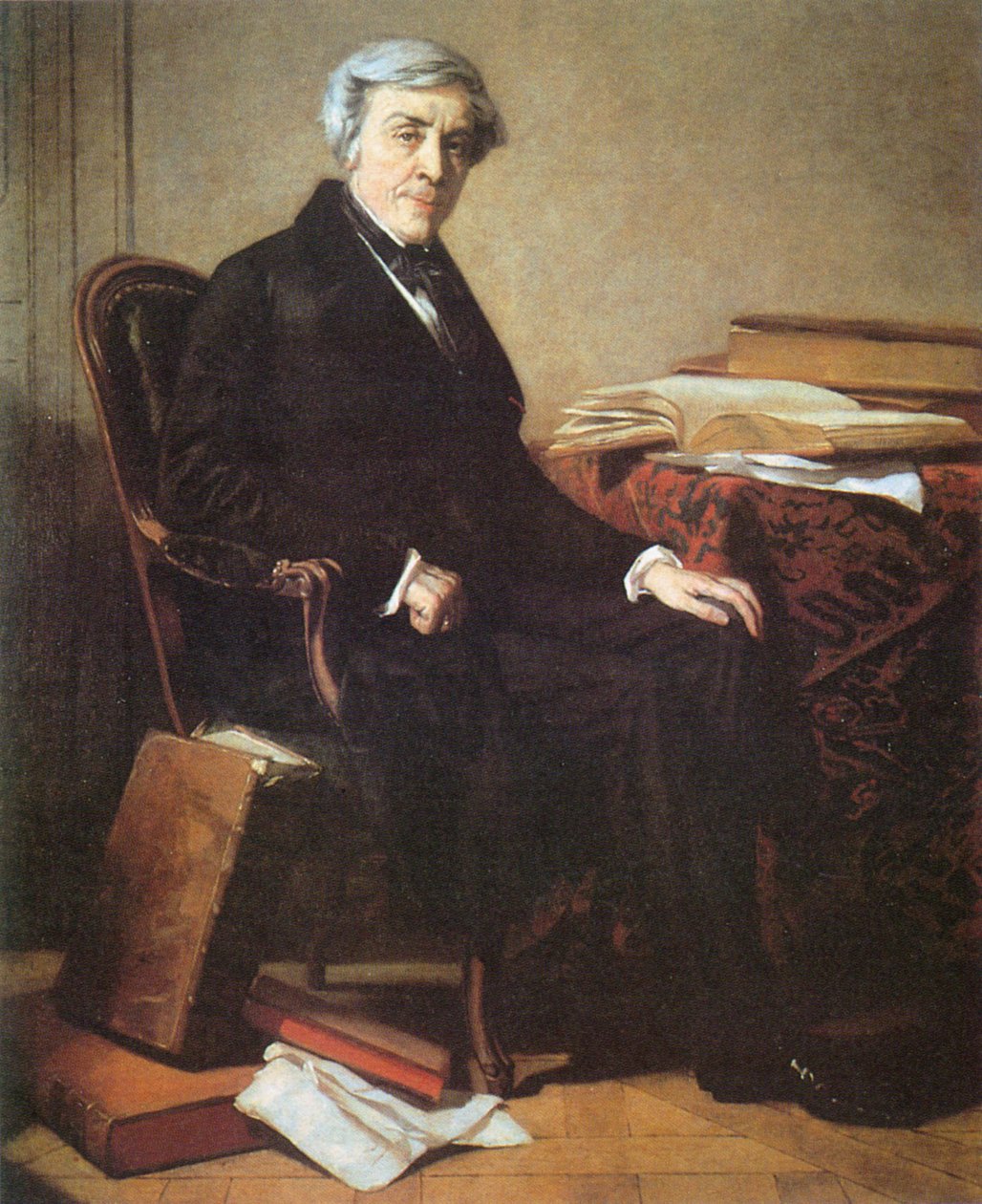 儒勒-米歇莱（1798-1874 年）肖像 作者 托马斯·库蒂（Thomas Couture）