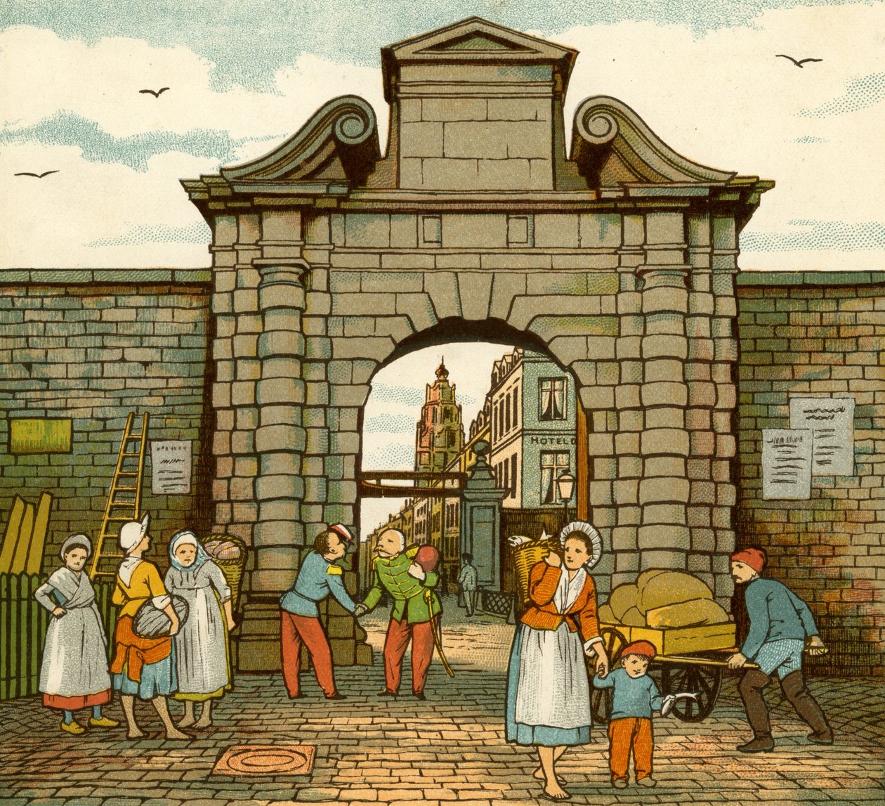 Calais, Porte de la Mer 作者 托马斯·克莱恩（Thomas Crane）