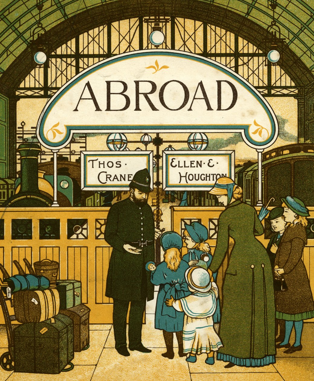 Victorian holidays - boarding the train 作者 托马斯·克莱恩（Thomas Crane）