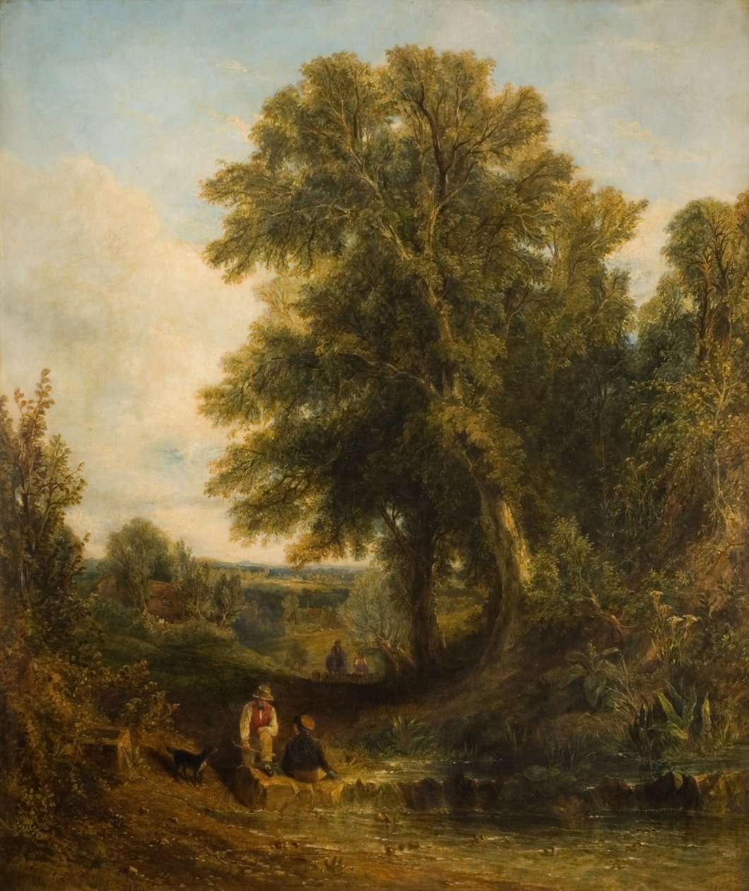 英国风景，1829年。 作者 托马斯·克雷斯维克