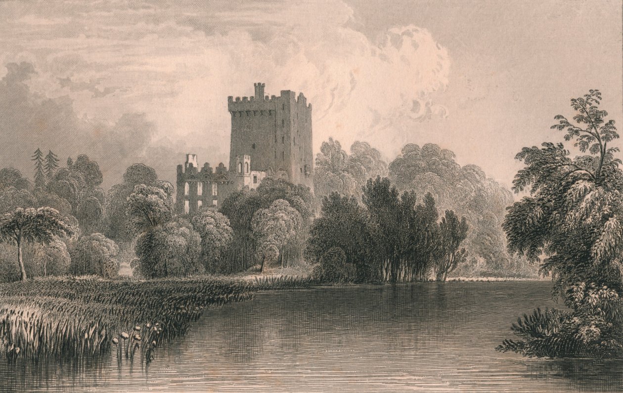 Blarney Castle, Co.科克"，1831年。 作者 托马斯·迪克森