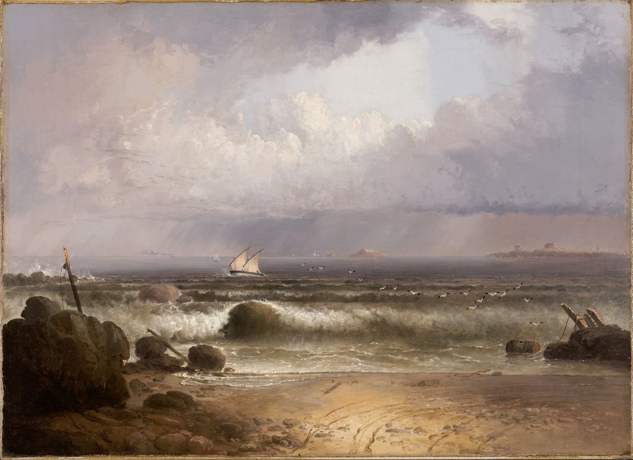 Coming Squall (Nahant Beach with a Summer Shower) 作者 托马斯·多蒂