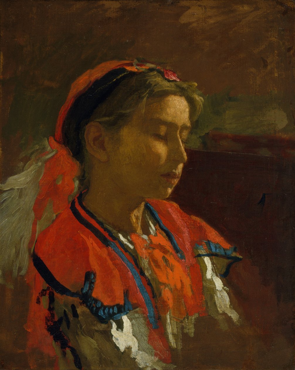 卡梅利塔·雷奎纳（Carmelita Requena），1869年。 作者 托马斯·埃金斯