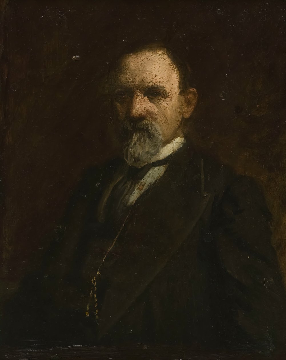 Joshua Ballinger Lippincott的肖像研究，1892年。 作者 托马斯·埃金斯