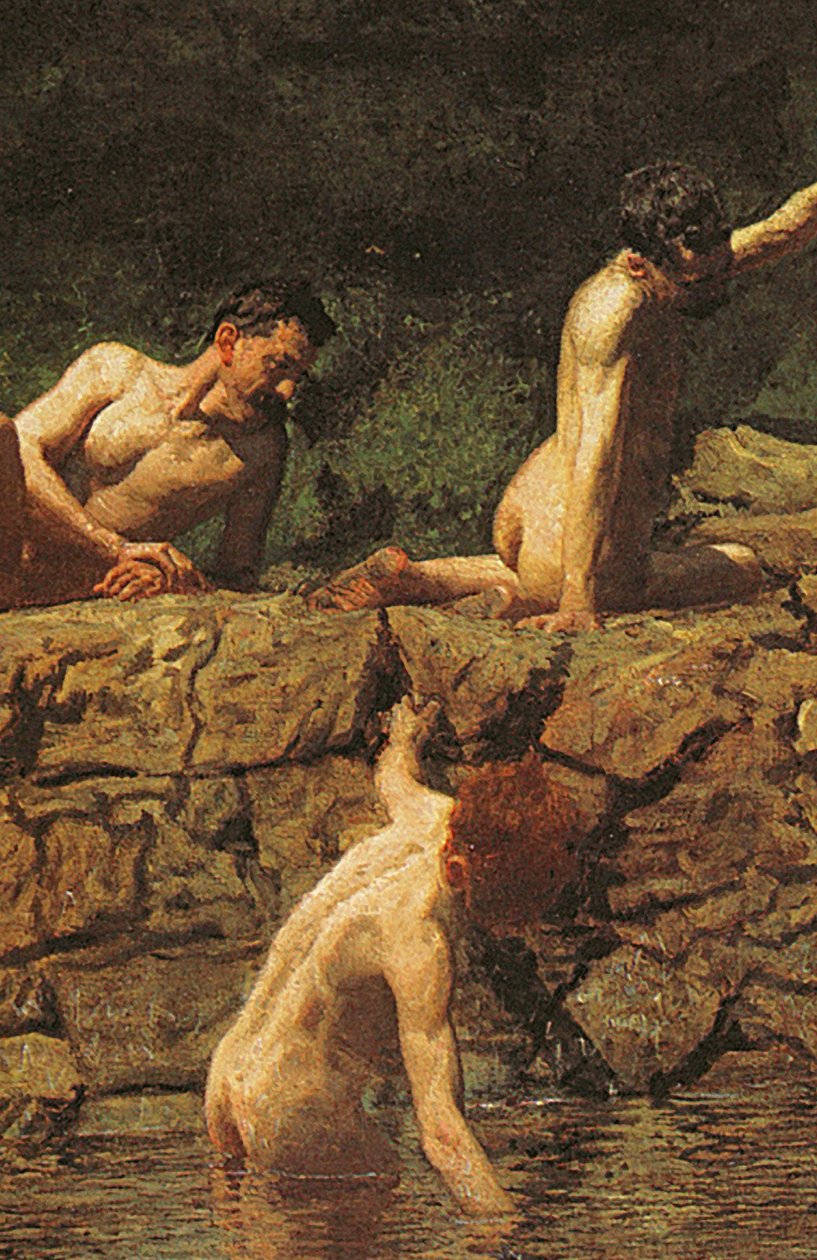 游泳洞，1885年 作者 托马斯·埃金斯