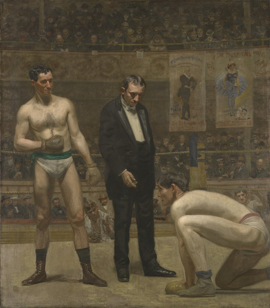 以伯爵计，1898年 作者 托马斯·埃金斯