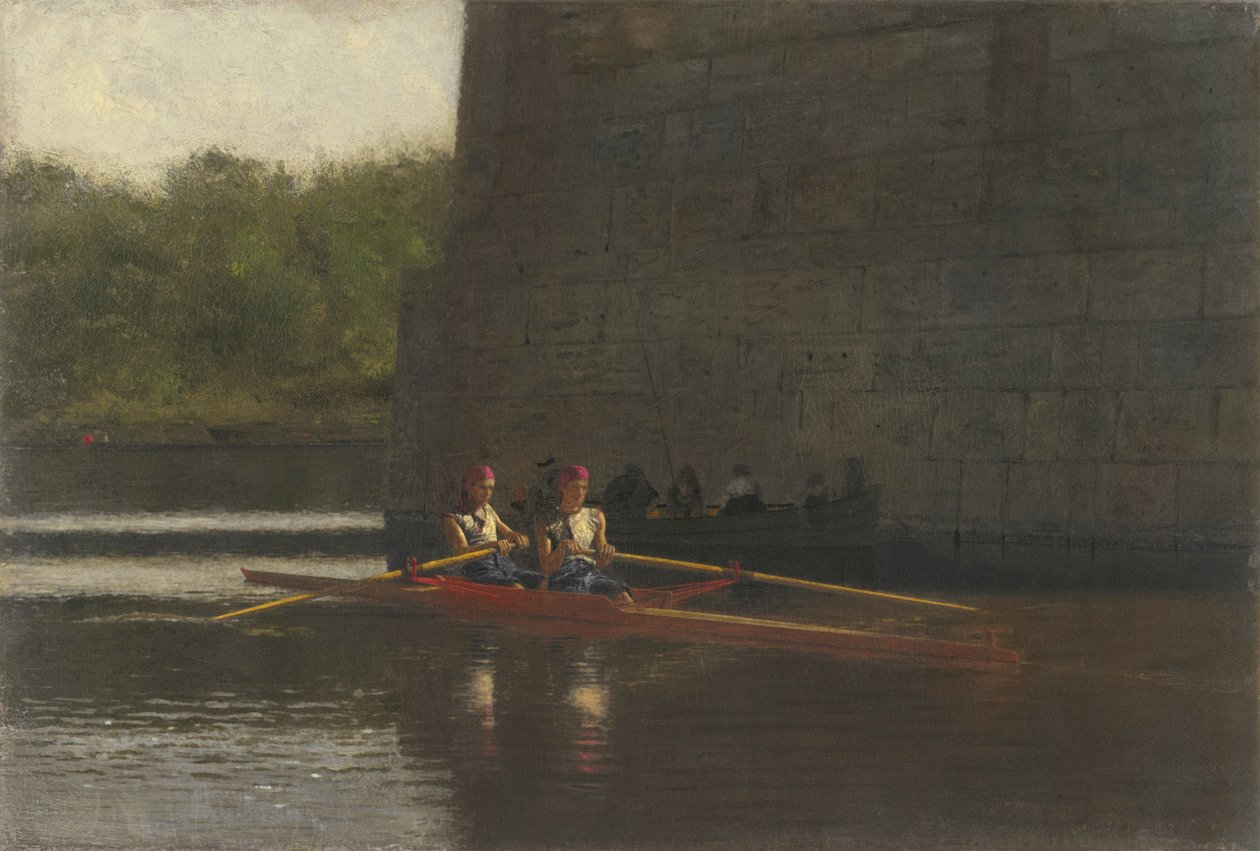 The Oarsmen，1874 作者 托马斯·埃金斯
