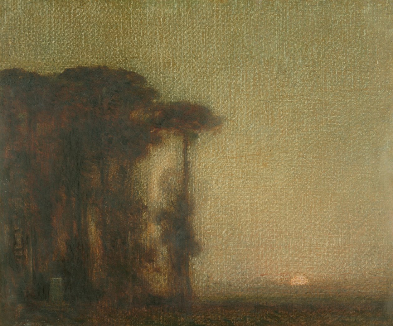 和平，约 1910 年（布面油画） 作者 托马斯·埃德温·莫斯汀