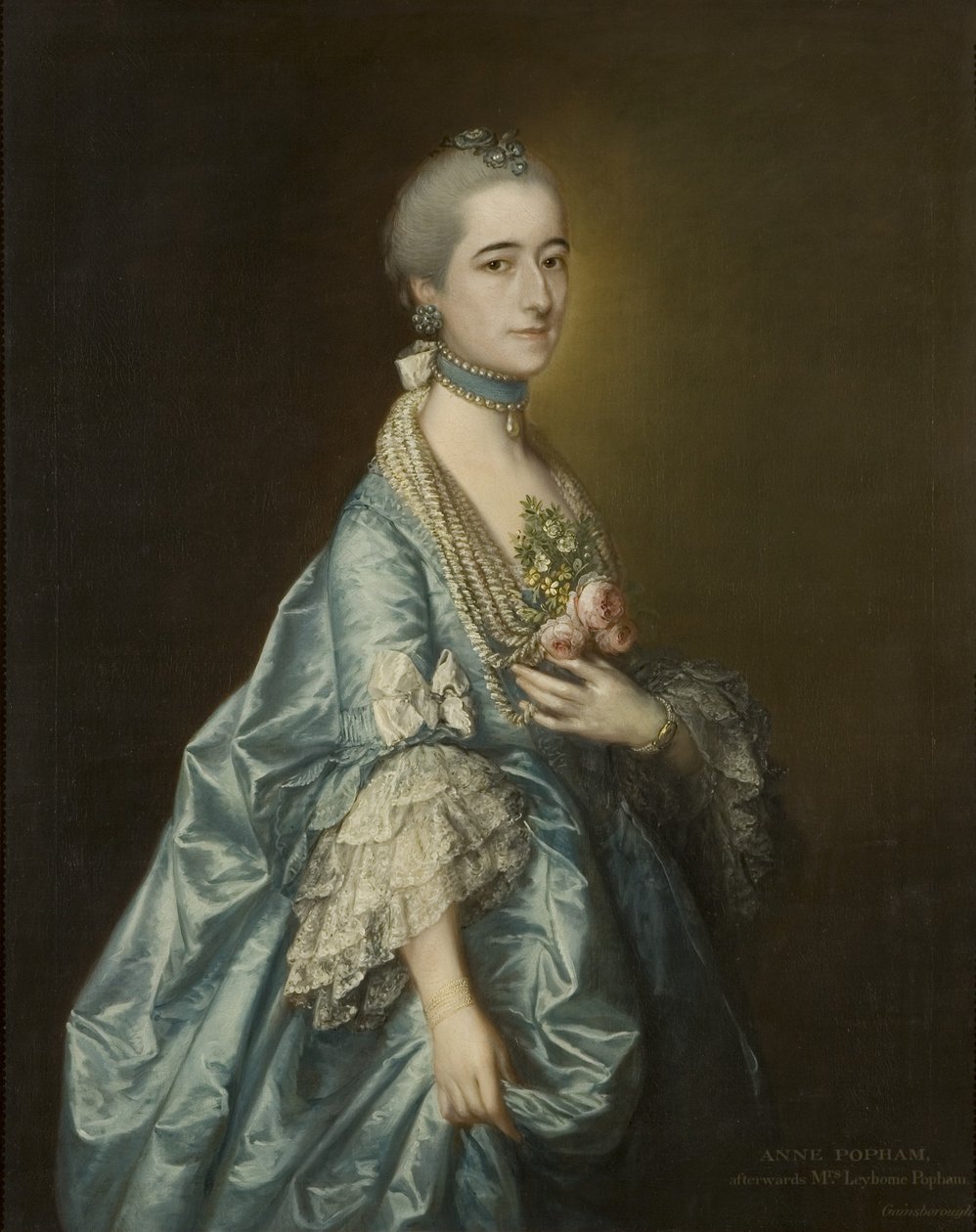 Ann Leyborne Leyborne，约 1763 年（布面油画） 作者 托马斯·盖恩斯伯勒