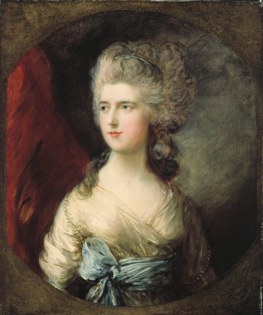 女士Anna Horatia Waldegrave，1783年 作者 托马斯·盖恩斯伯勒