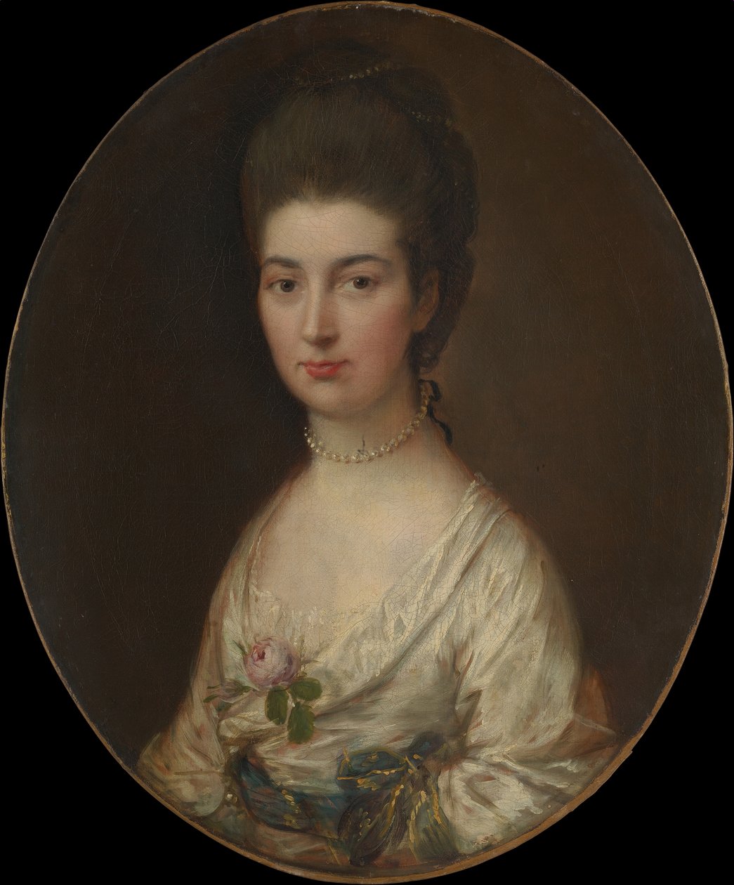 拉尔夫·伊扎德（Ralph Izard）爱丽丝·兰斯（Alice De Lancey）夫人，174647-1832年。 作者 托马斯·盖恩斯伯勒