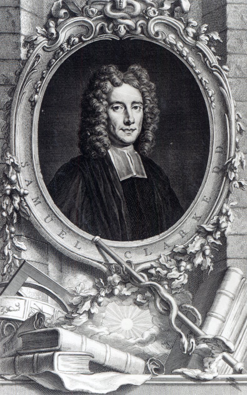 Samuel Clarke，由Jacobus Houbraken雕刻，1737-48 作者 托马斯·吉布森