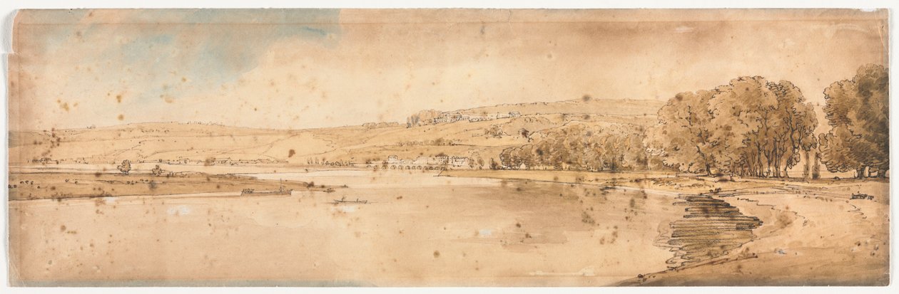 1802年，《巴黎二十个最美的风景选集》。 作者 托马斯·吉尔丁