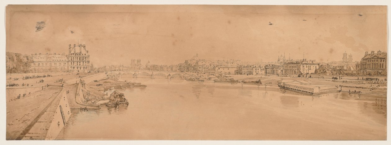 1802年，《巴黎二十个最美的风景选集》。 作者 托马斯·吉尔丁