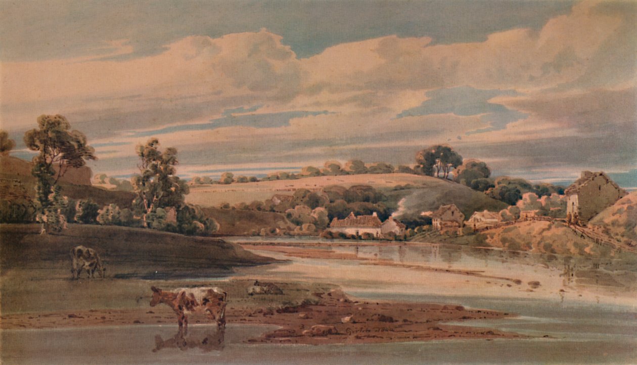 Beddgelert，1800年，1935年 作者 托马斯·吉尔丁