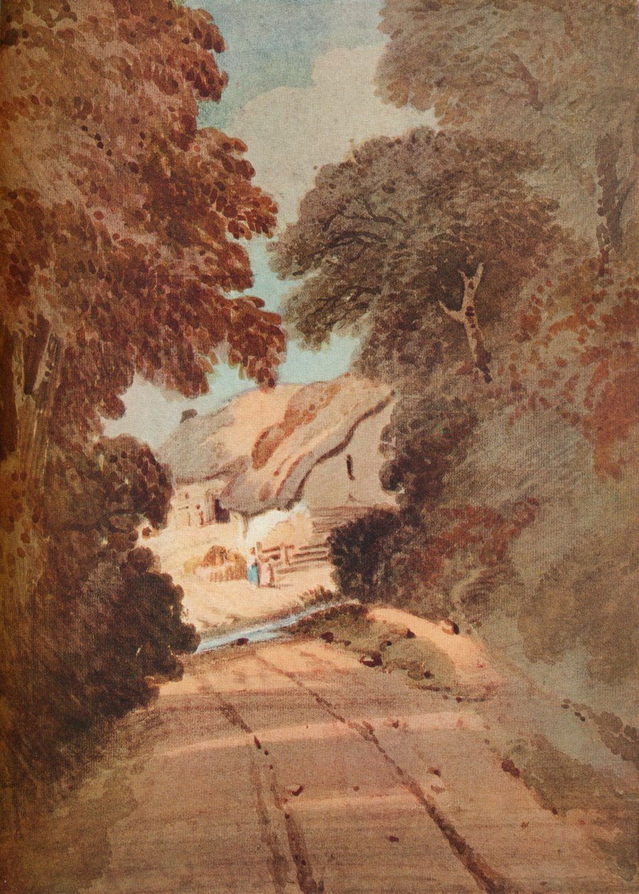 巷和别墅，c1800 作者 托马斯·吉尔丁