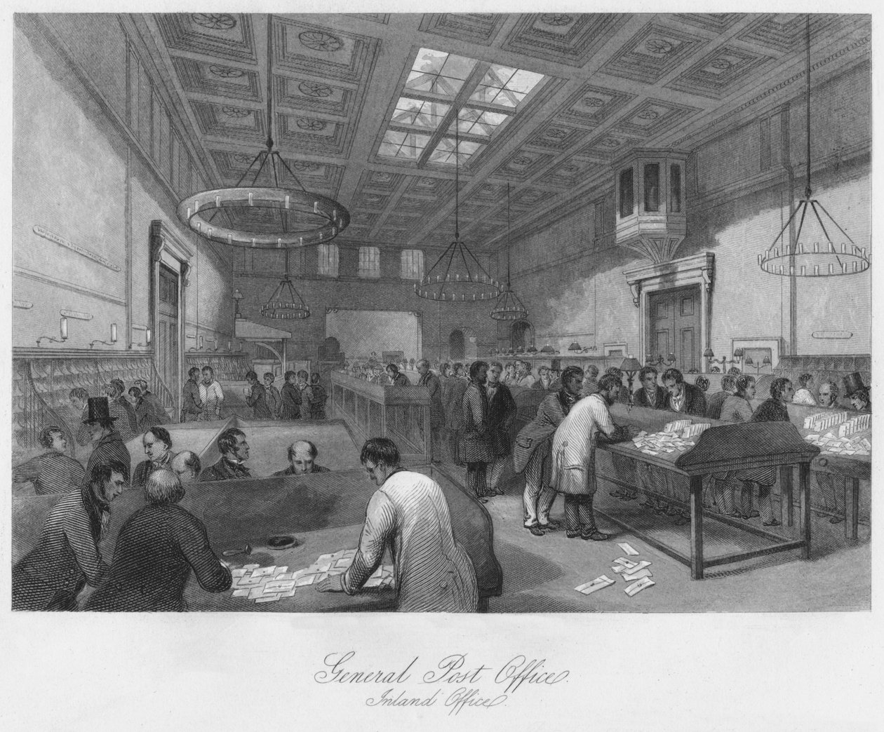 邮政总局。内陆办事处，c1841 作者 托马斯·埃利斯