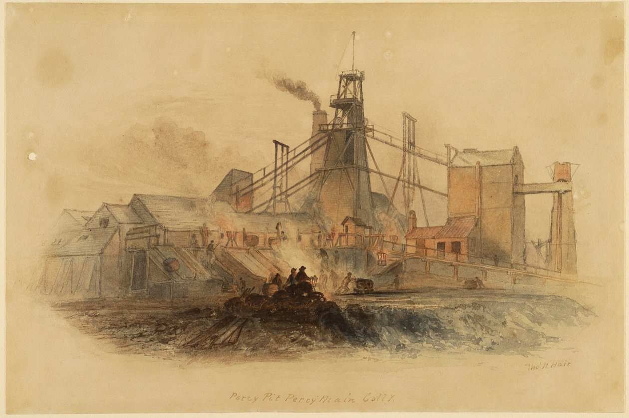 Percy Pit，Percy Main Colliery 作者 托马斯·H·海尔