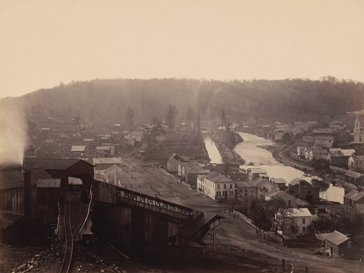 Archbald, Del.  Hudson Canal Co.1863-1865 年（照片） 作者 托马斯·H·约翰逊