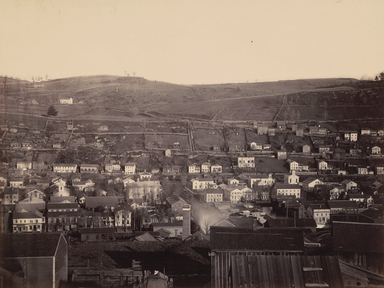 Honesdale, Section 4, Del.  Hudson Canal Co.1863-1865 年（照片） 作者 托马斯·H·约翰逊
