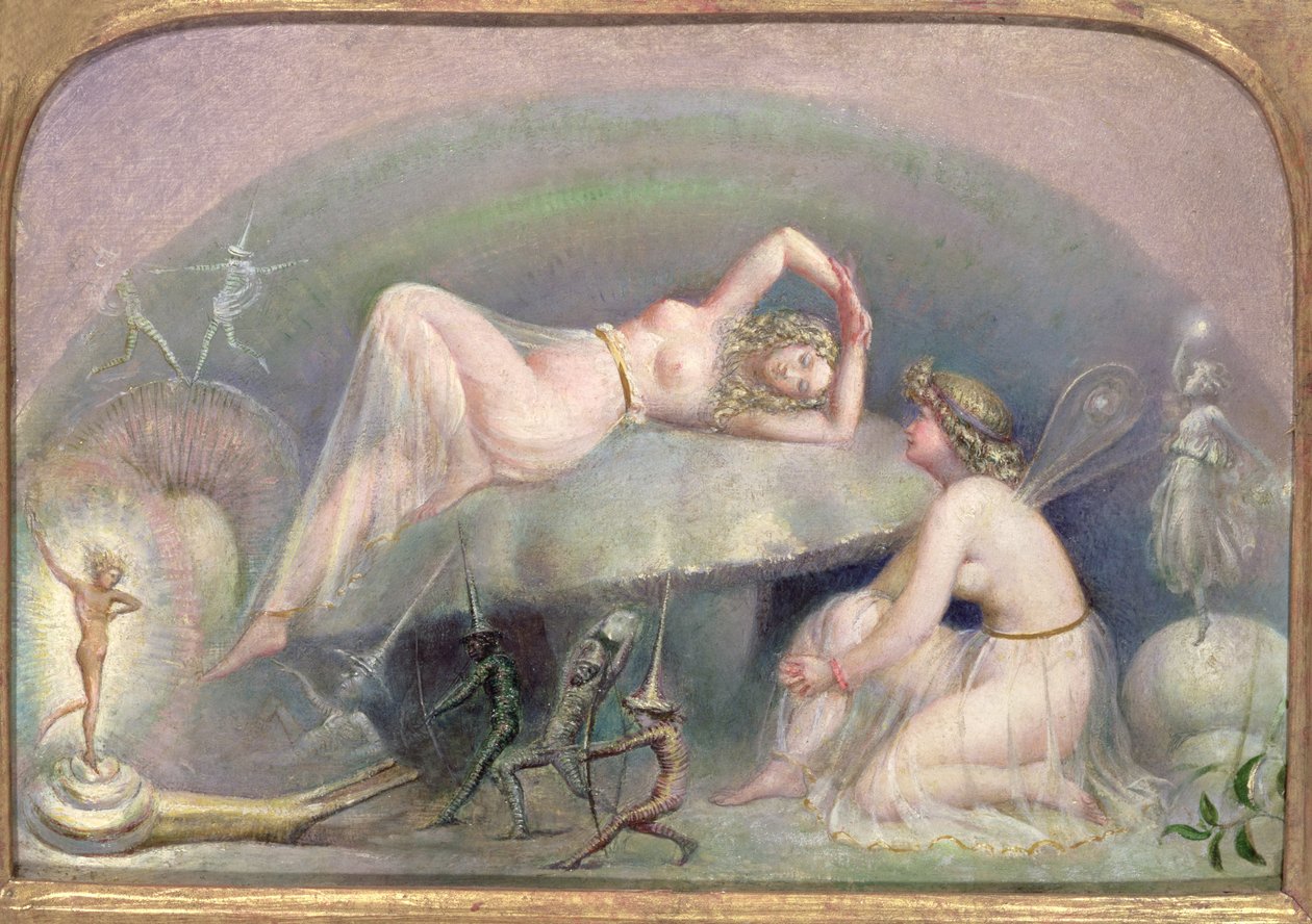 基于蘑菇的神仙，c.1860 作者 托马斯·希瑟利