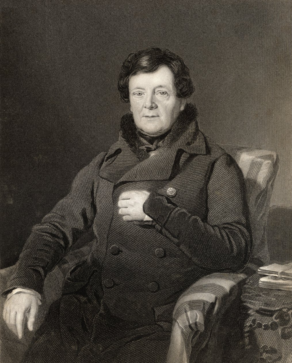 Daniel HolConnell，由W. Holl雕刻，来自&39;国家肖像画廊，第四卷&39;，出版于1820年 作者 托马斯·希思菲尔德·卡里克