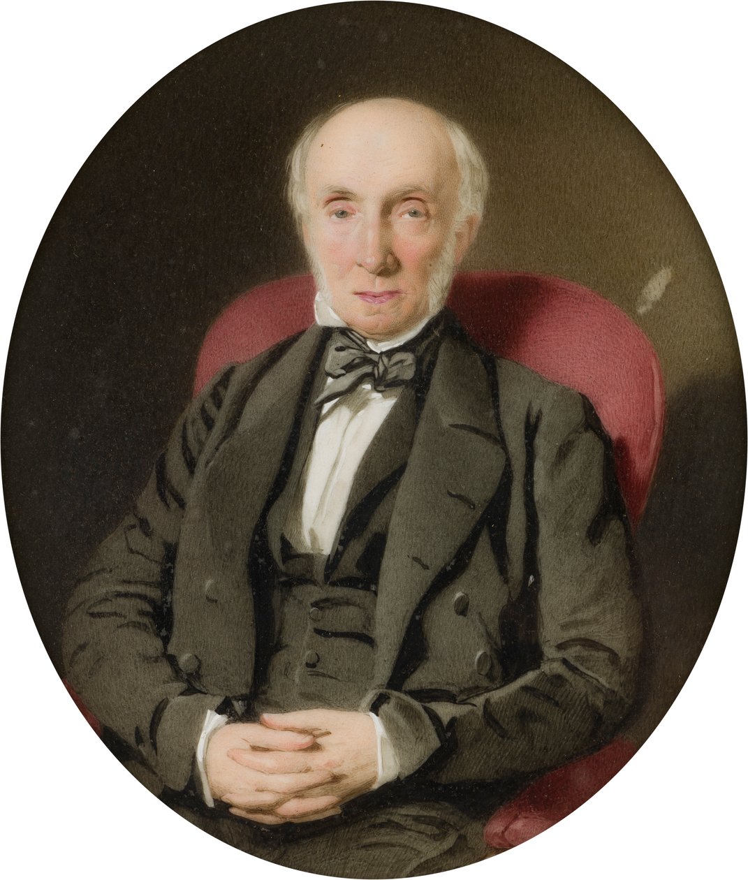 威廉·华兹华斯肖像（1770-1850），c.1822-50（布面油画） 作者 托马斯·希思菲尔德·卡里克