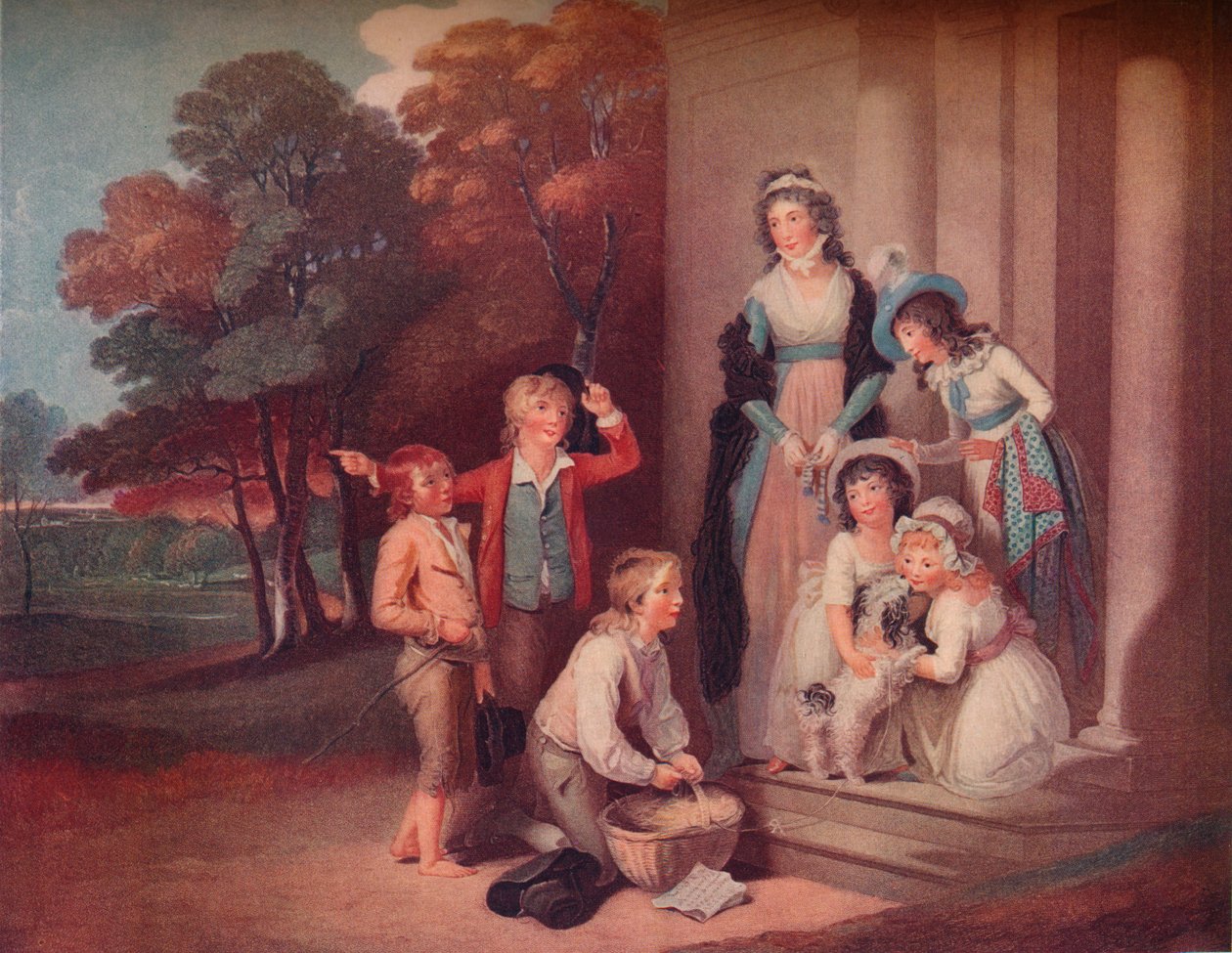 流浪的最爱被恢复了：Le Favori Recouvre》，1798年 作者 托马斯·赫勒