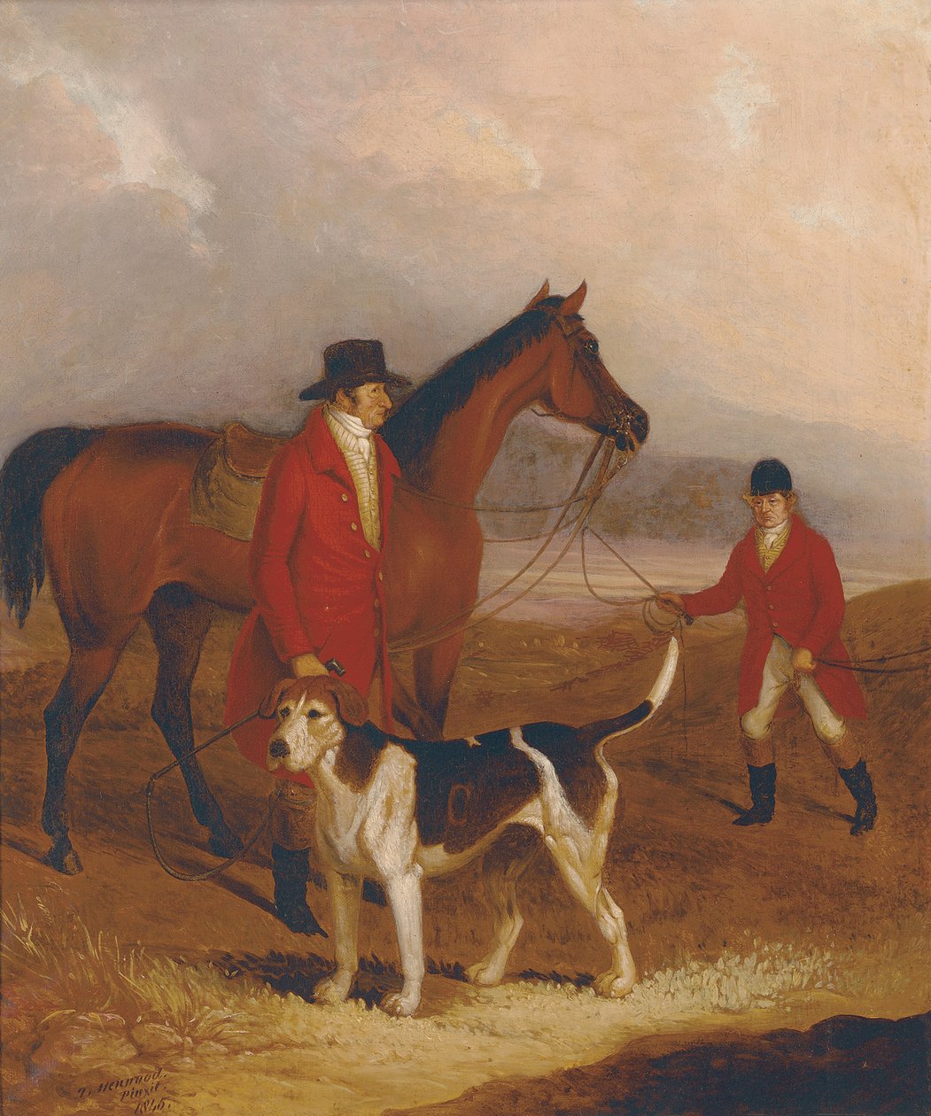 老德鲁伊（Edq）和理查德·金·桑普森（Richard King Sampson）和约翰·普雷斯（John Presse），1845年 作者 托马斯·亨伍德
