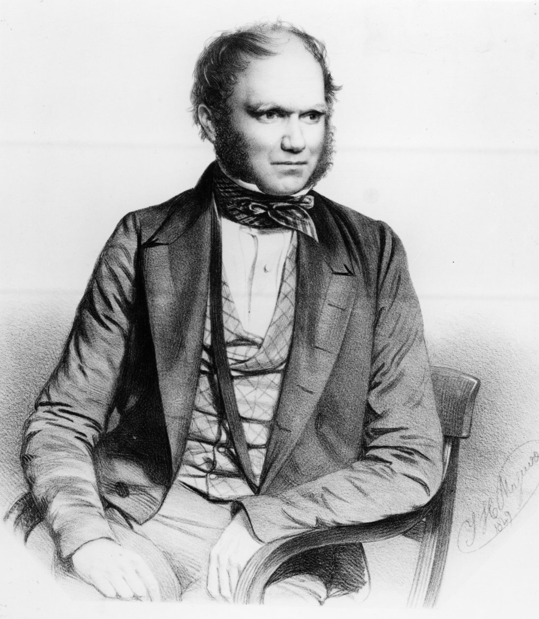 查尔斯达尔文，1849年 作者 托马斯·赫伯特·马奎尔