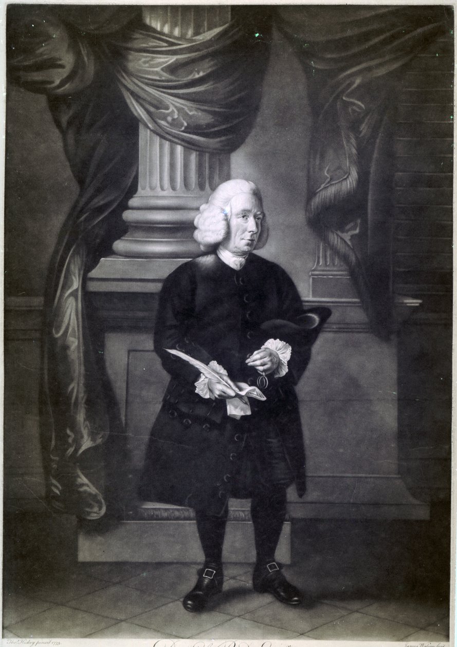 Daniel Race，由James Watson雕刻，1773年 作者 托马斯·希基