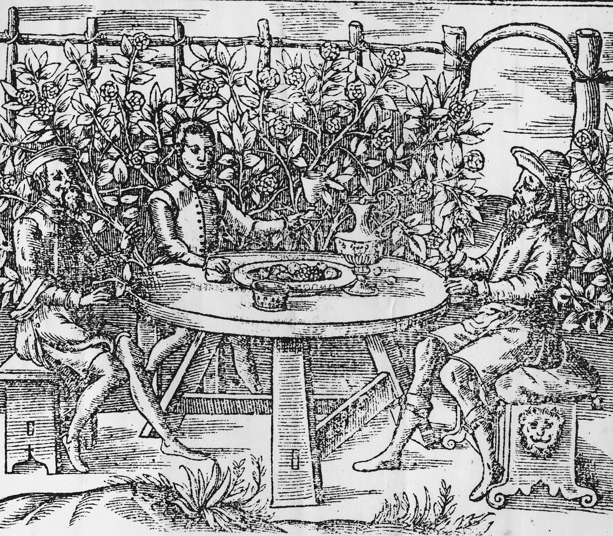 在乔治放松，1577年 作者 托马斯·希尔