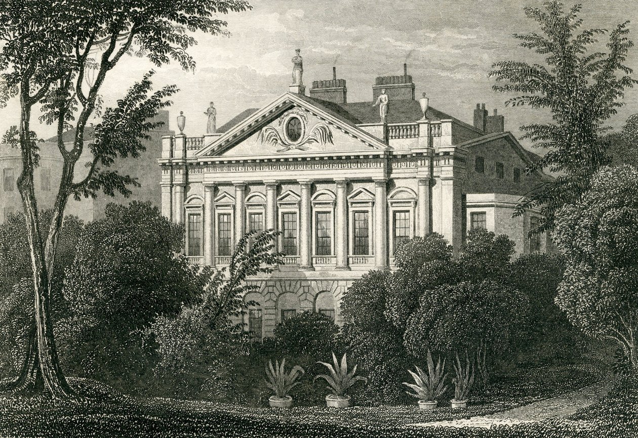 Earl Spencer&39;s House，绿色公园，1829年 作者 托马斯·霍斯默牧羊人