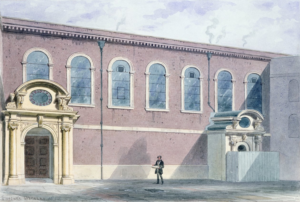 哈贝达斯大厅，1852年 作者 托马斯·霍斯默牧羊人