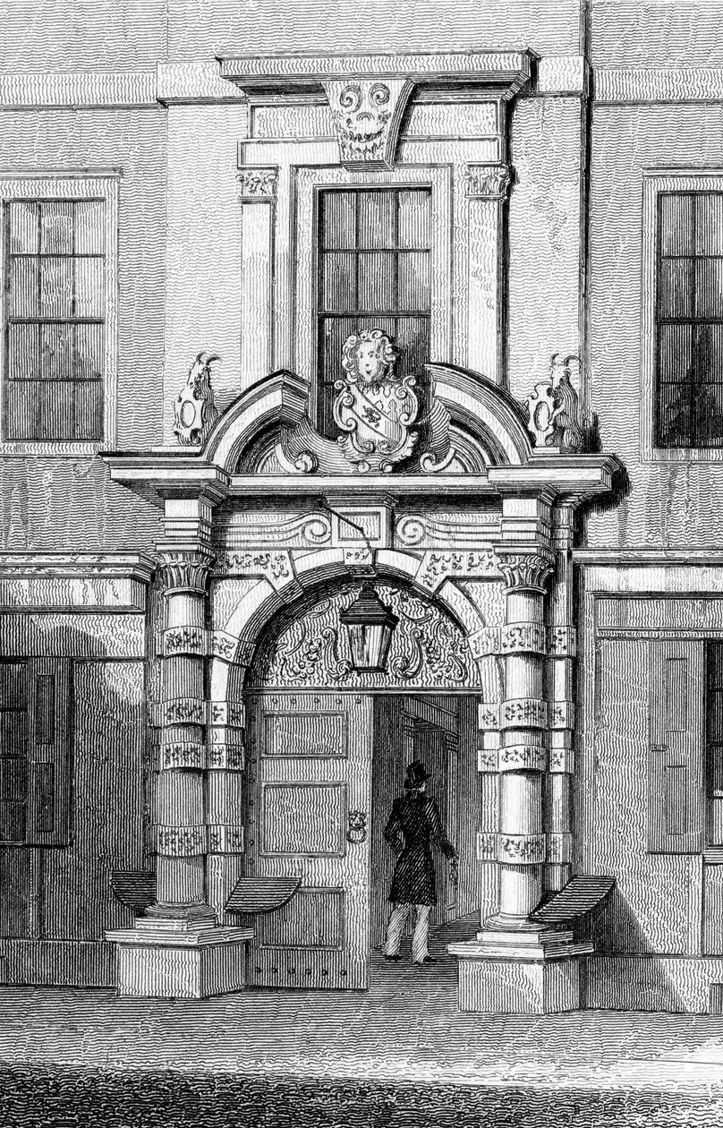 Haberdasher&39;s Hall，Maiden Lane，c.1829-31 作者 托马斯·霍斯默牧羊人