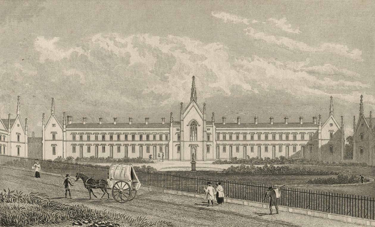Whittingtons Almshouses Highgate，1827 作者 托马斯·霍斯默牧羊人