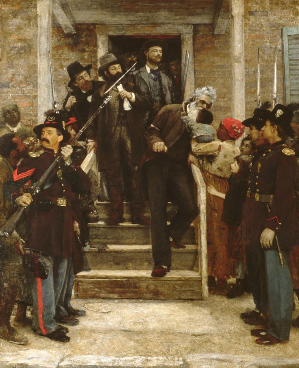 约翰·布朗的最后时刻，1882-84年。 作者 托马斯·霍文登