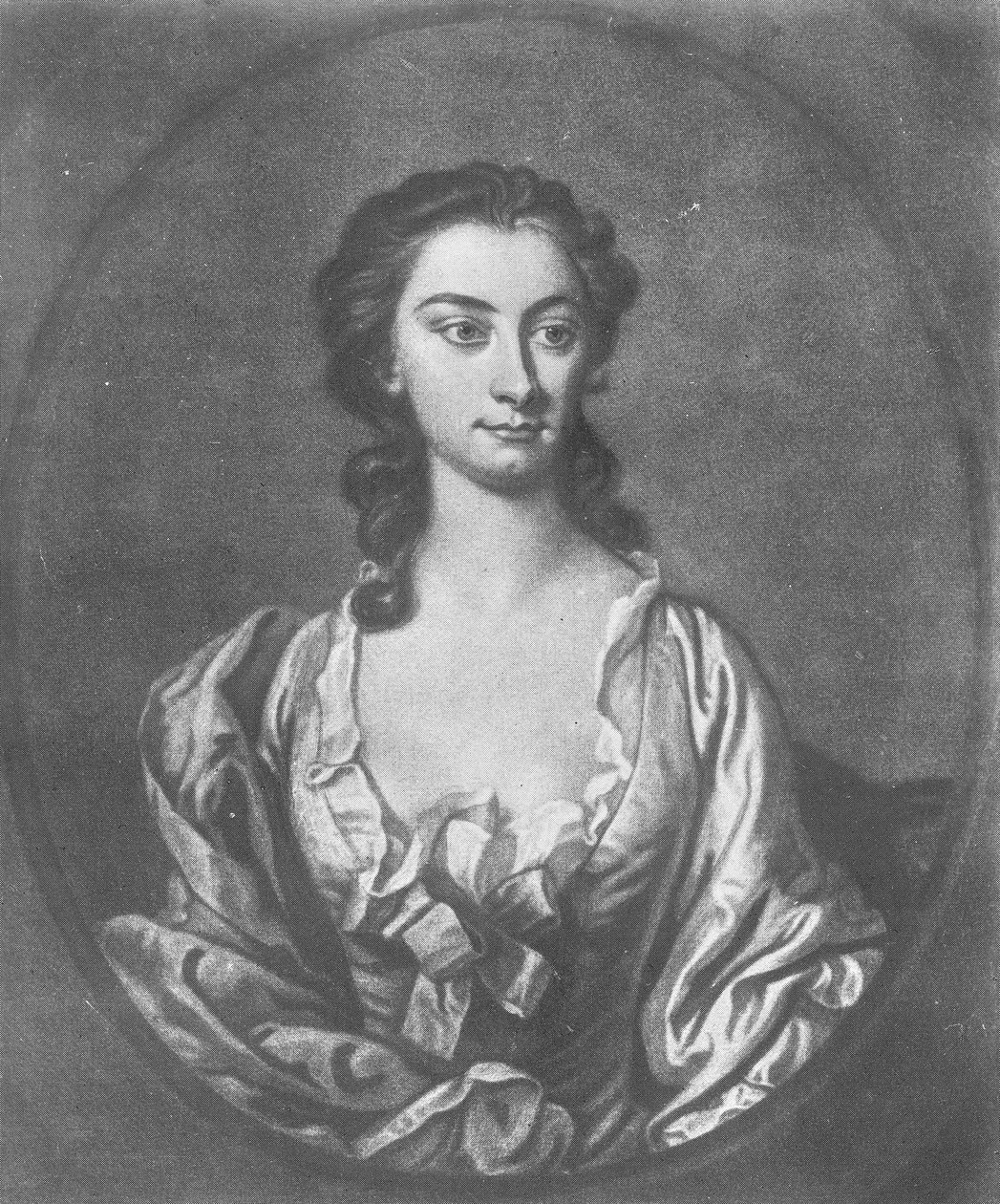 Cibber夫人（1714-66）的肖像，女演员和歌手，由John Faber（1684-1756）刻，1746年 作者 托马斯·哈德森